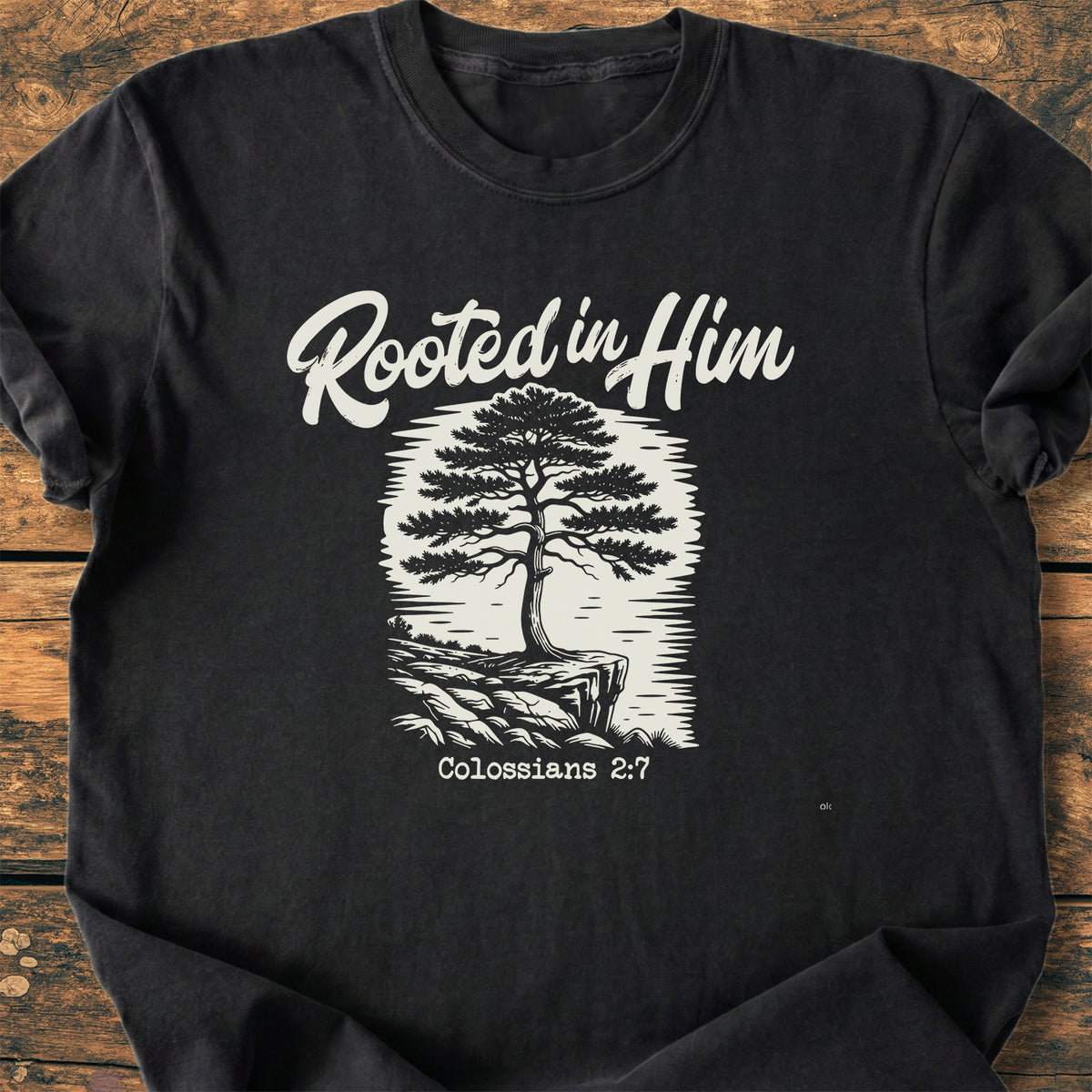 Rooted In Him - Premium Vintage Tee