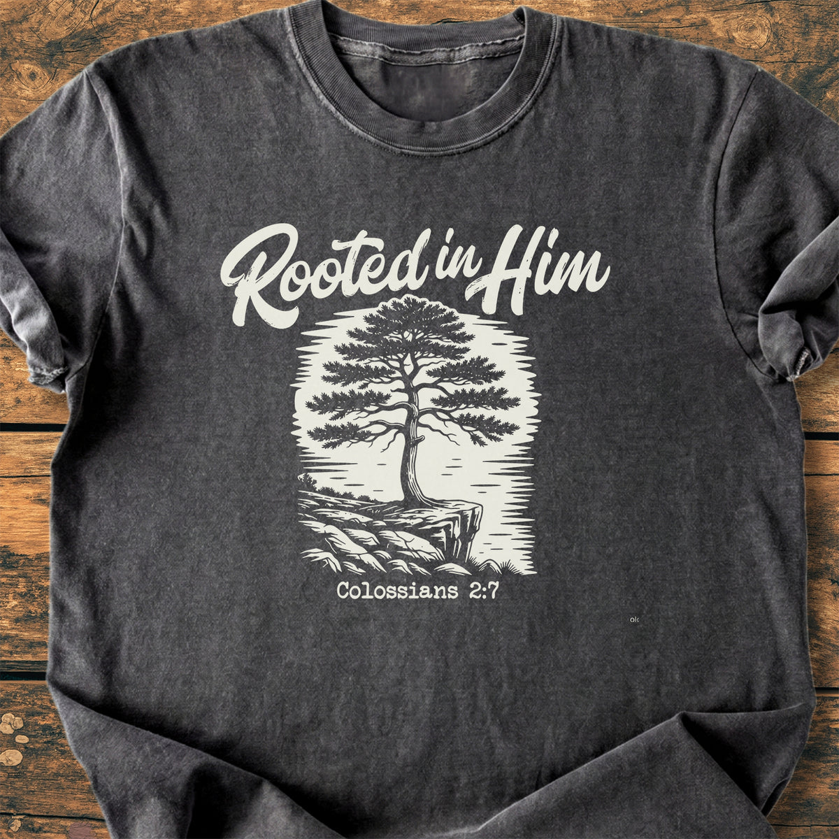 Rooted In Him - Premium Vintage Tee