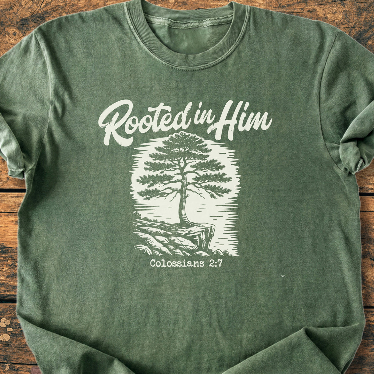Rooted In Him - Premium Vintage Tee