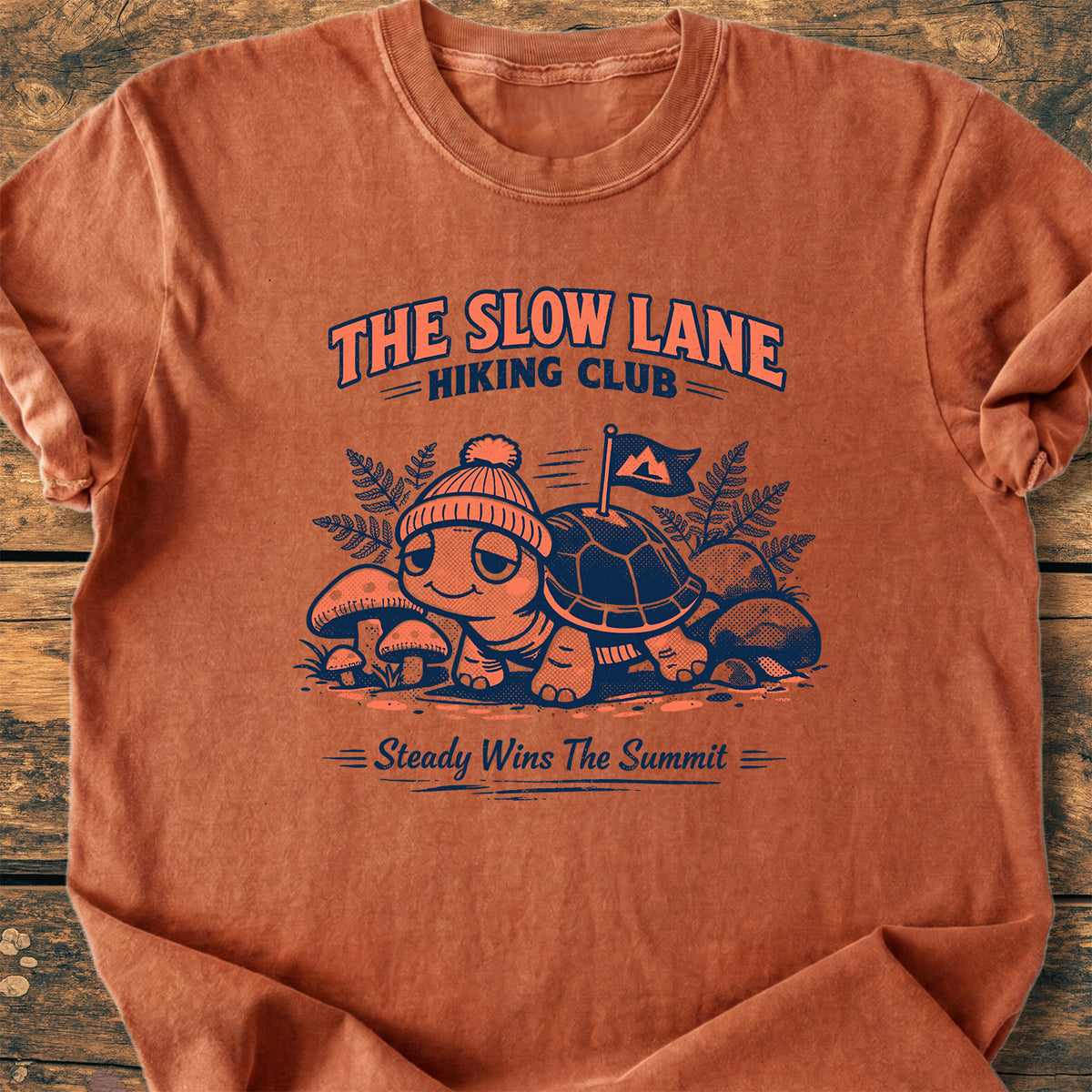 The Slow Lane Hiking Club - Premium Vintage Tee