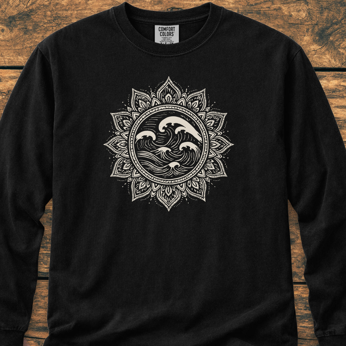 Ocean Mandala Long-Sleeve Tee