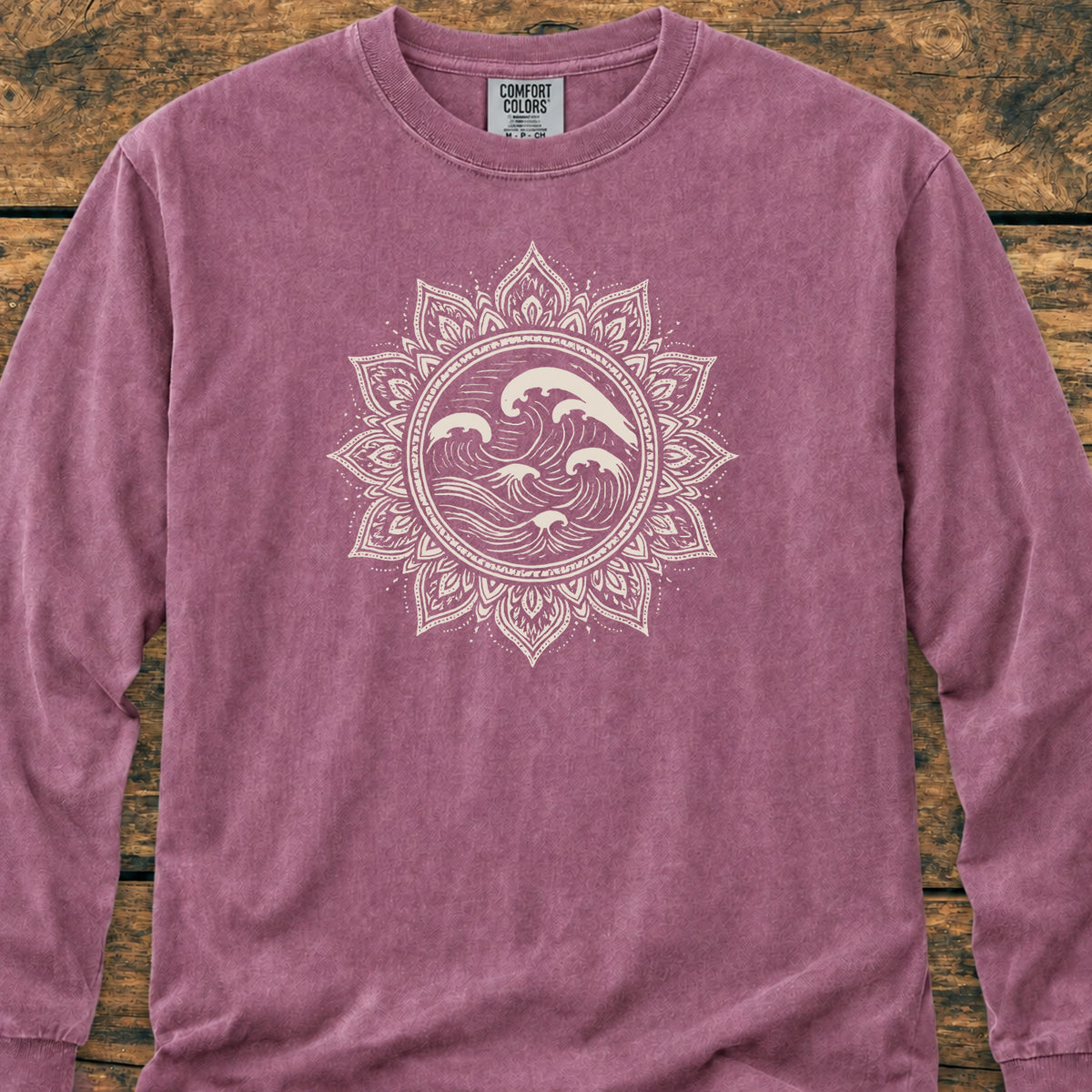 Ocean Mandala Long-Sleeve Tee