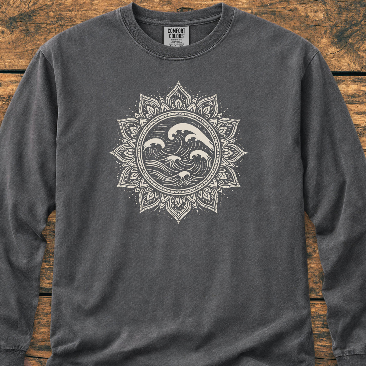 Ocean Mandala Long-Sleeve Tee