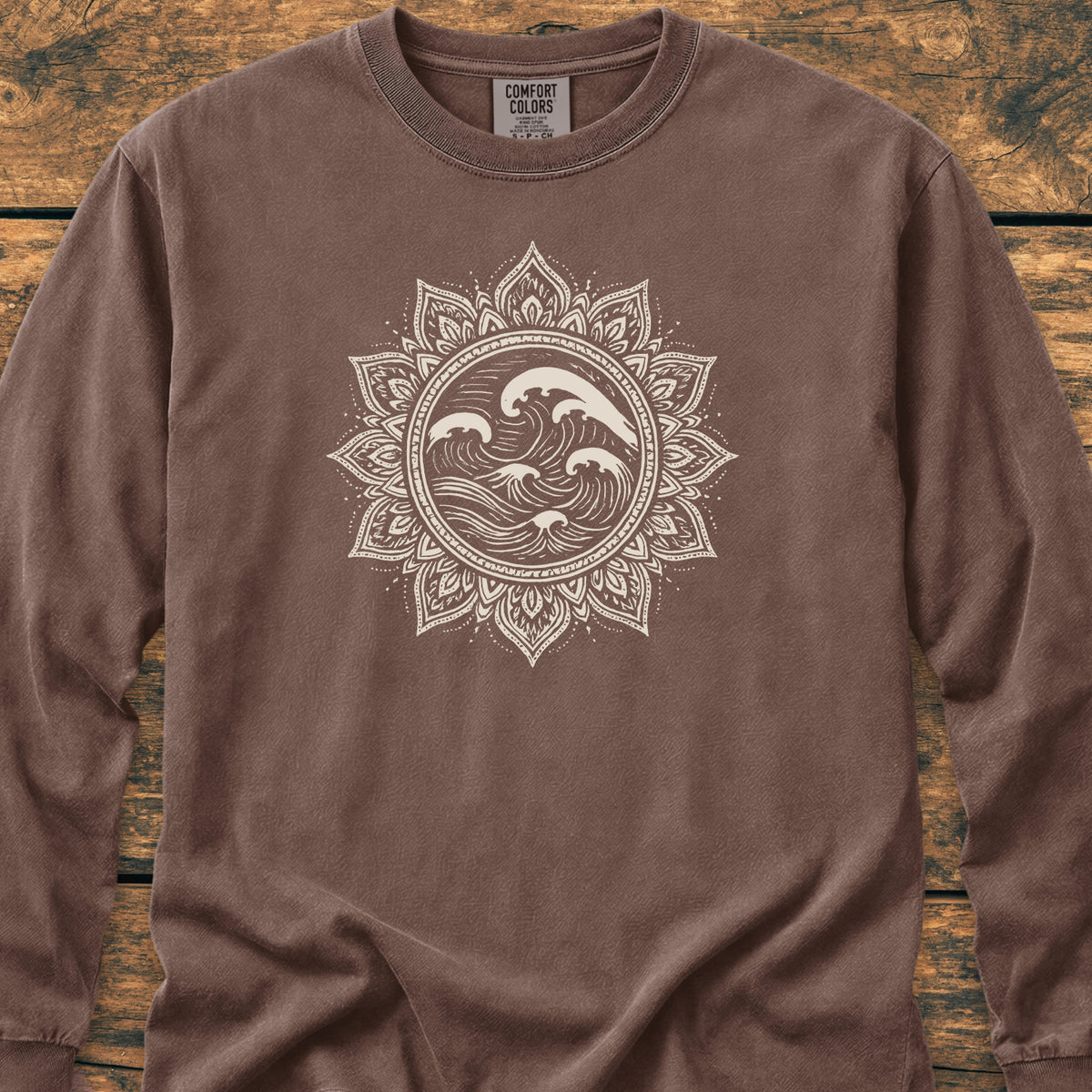 Ocean Mandala Long-Sleeve Tee