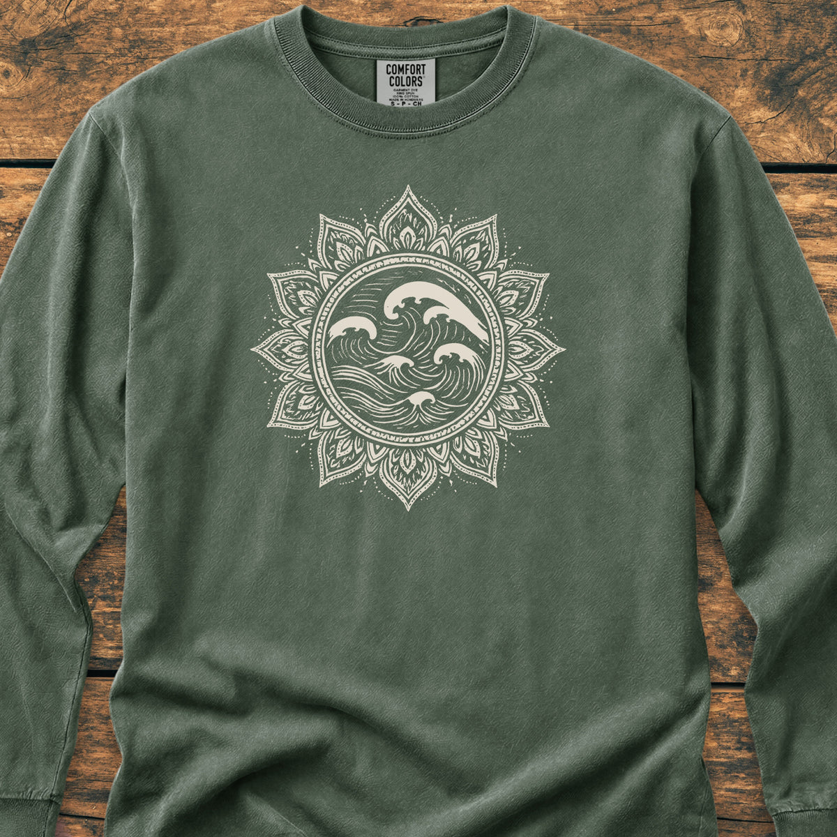 Ocean Mandala Long-Sleeve Tee