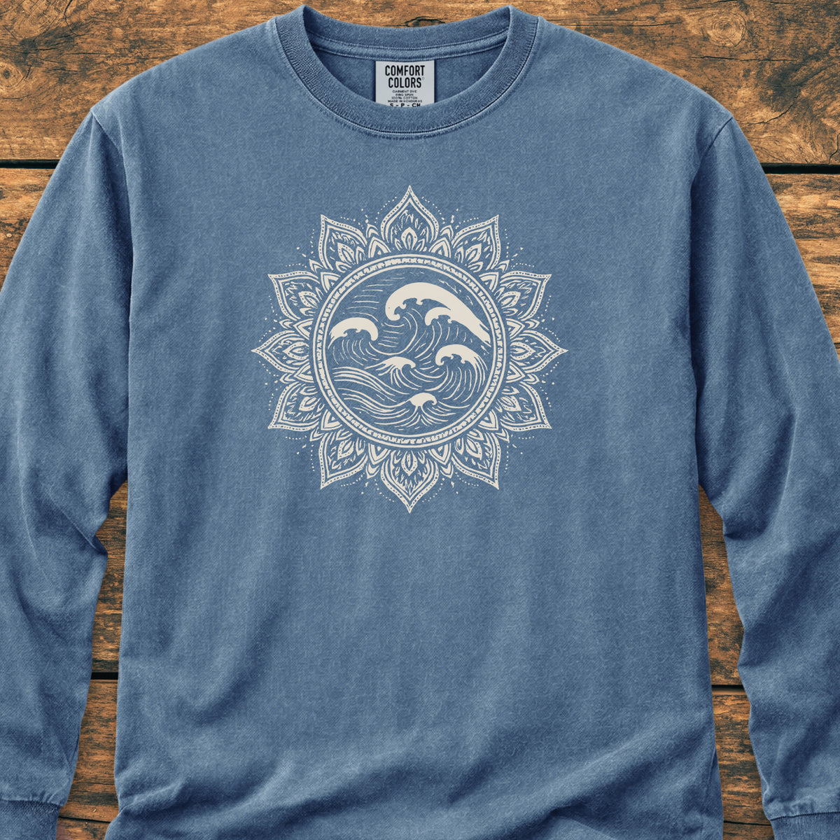 Ocean Mandala Long-Sleeve Tee