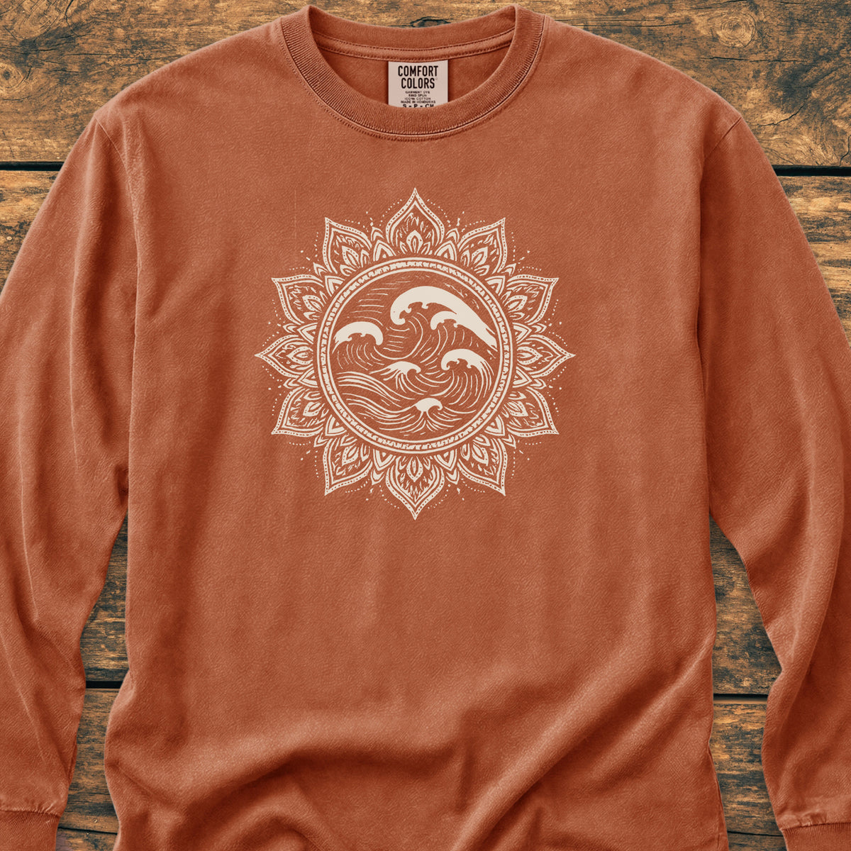 Ocean Mandala Long-Sleeve Tee