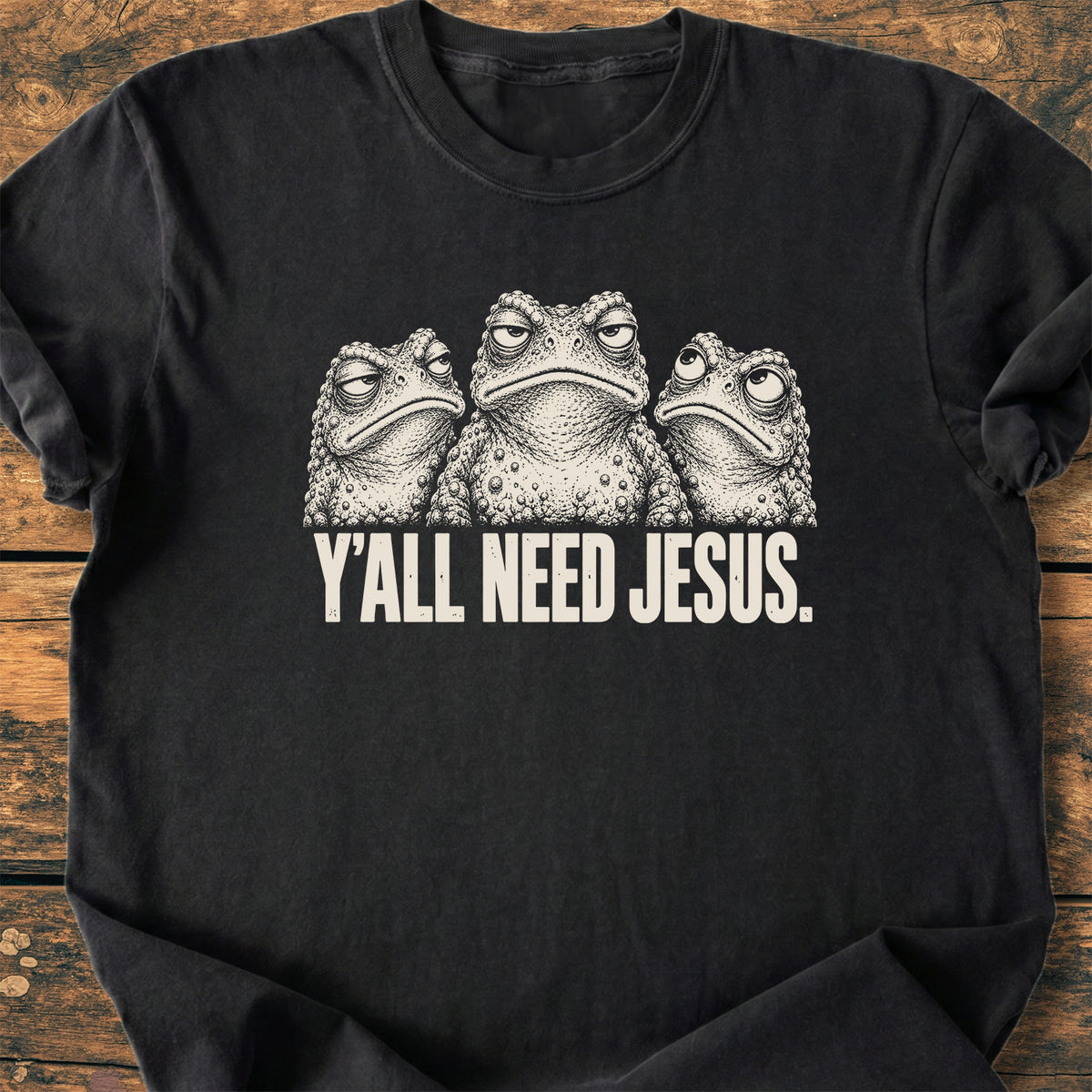 Y'All Need Jesus - Premium Vintage Tee