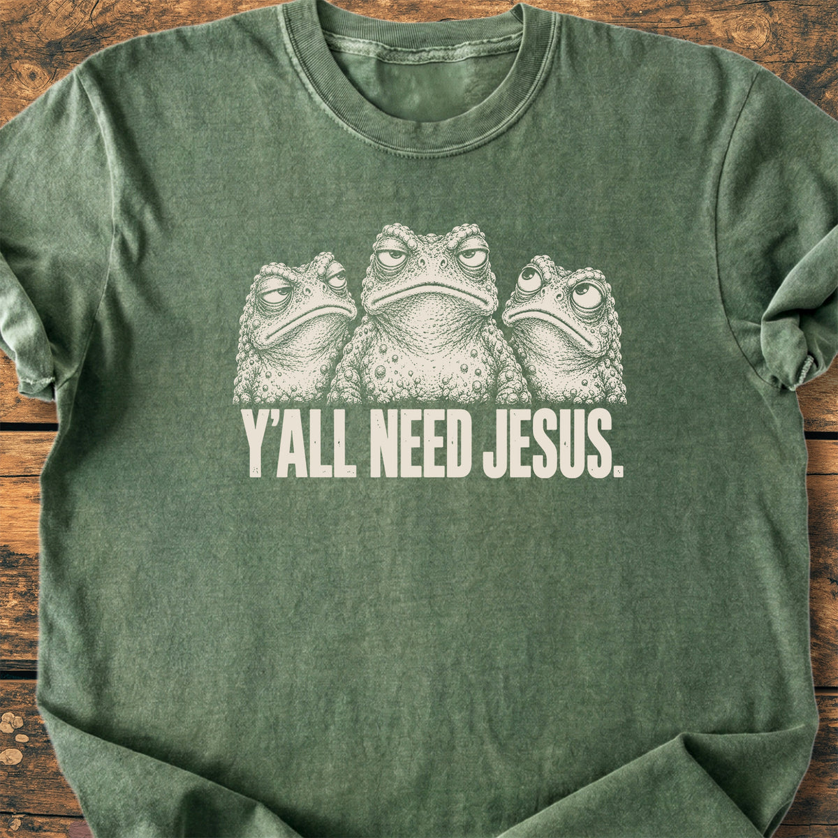 Y'All Need Jesus - Premium Vintage Tee