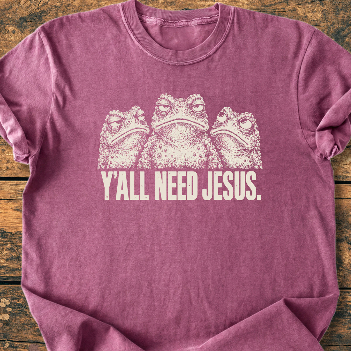 Y'All Need Jesus - Premium Vintage Tee