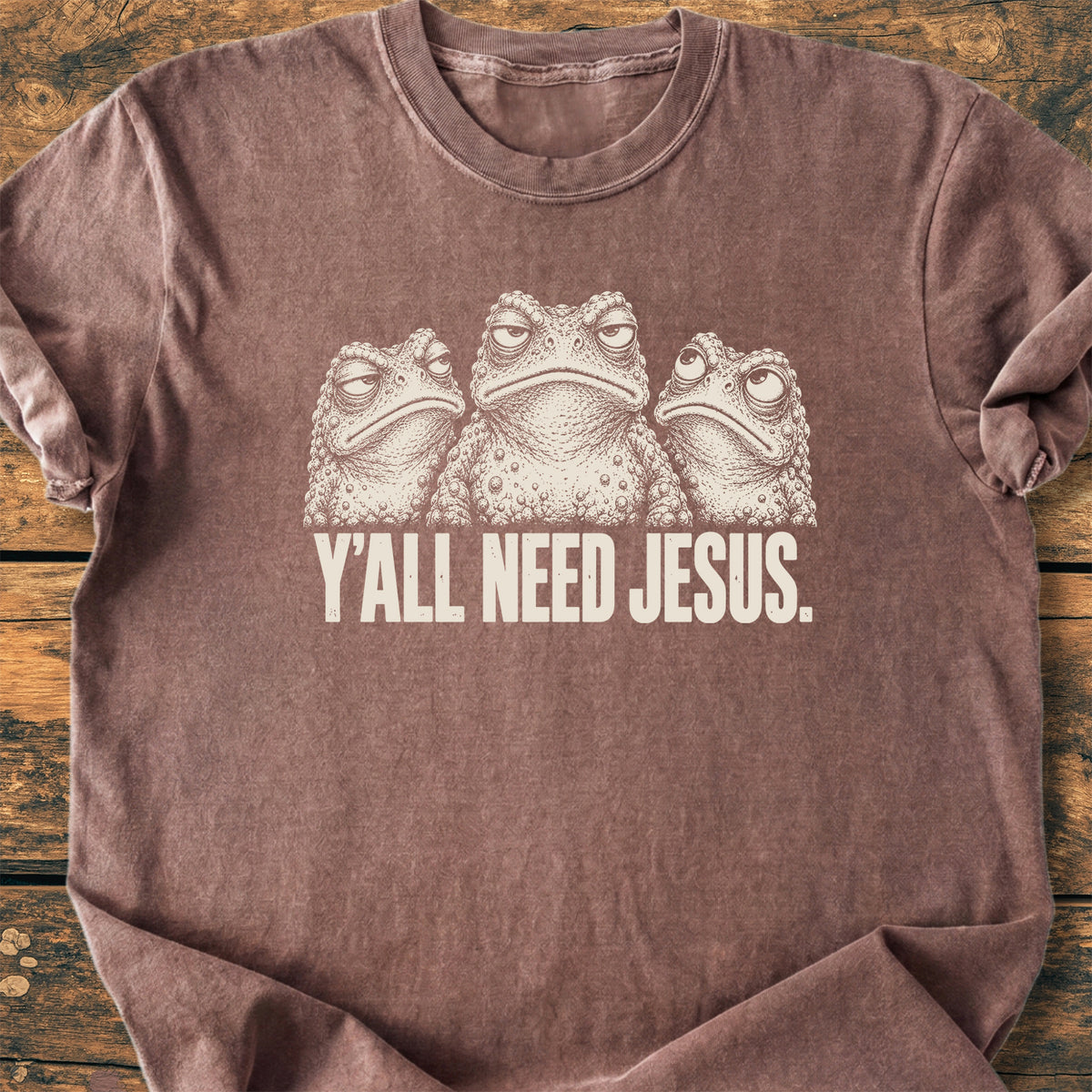 Y'All Need Jesus - Premium Vintage Tee