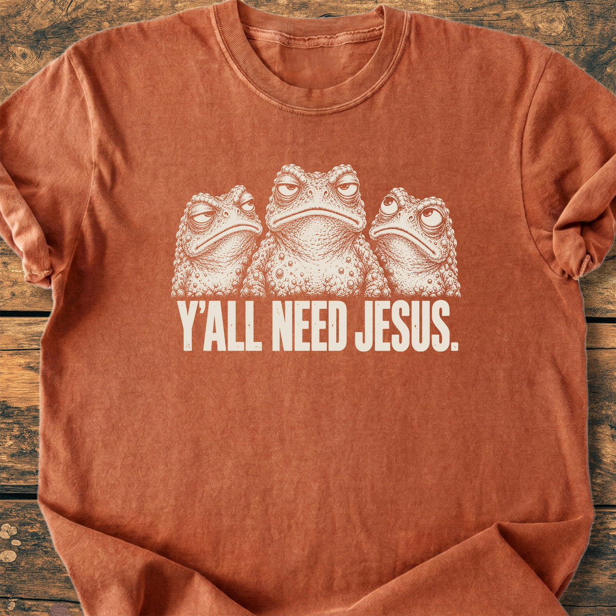 Y'All Need Jesus - Premium Vintage Tee