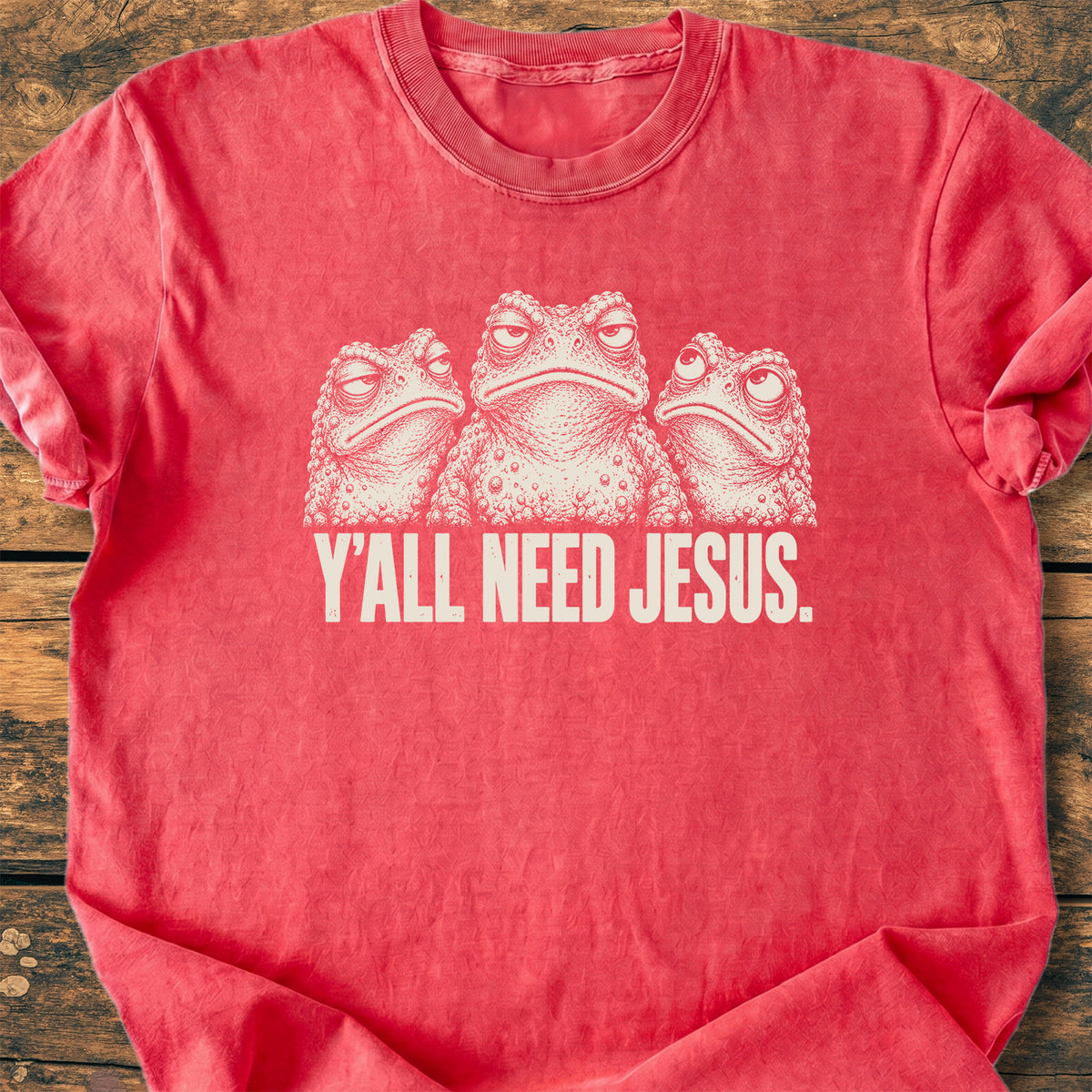 Y'All Need Jesus - Premium Vintage Tee