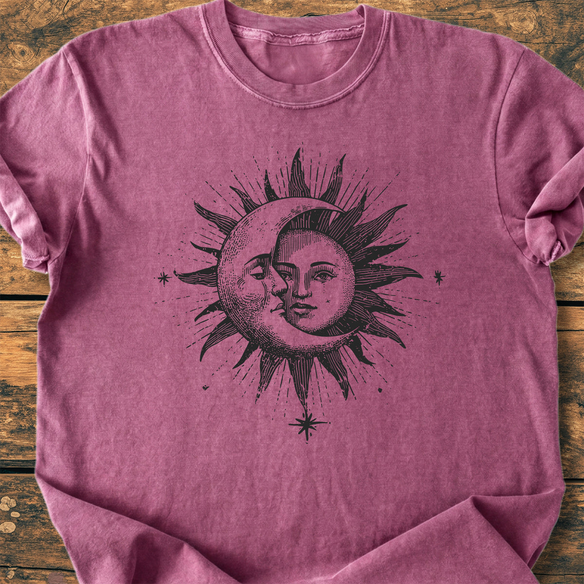 Sun And Moon - Premium Vintage Tee