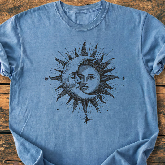 Sun And Moon - Premium Vintage Tee