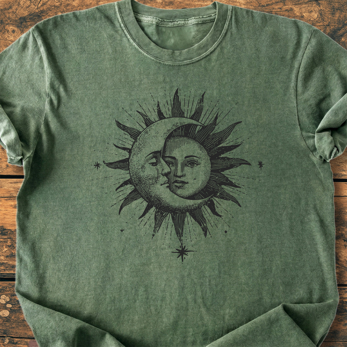 Sun And Moon - Premium Vintage Tee