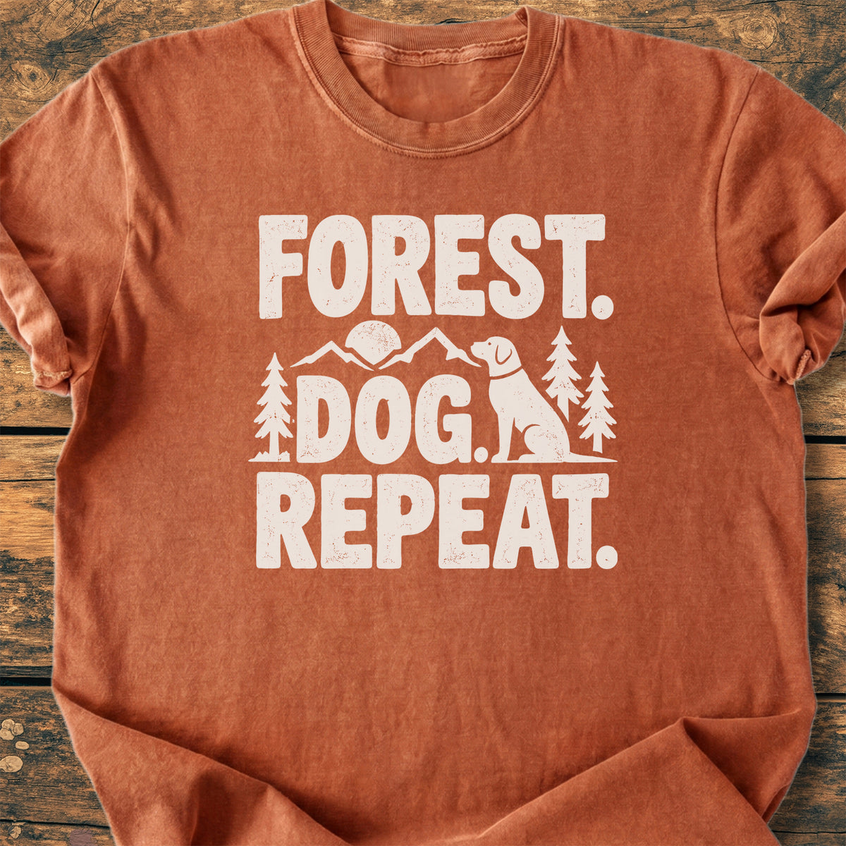 Forest. Dog. Repeat. - Premium Vintage Tee