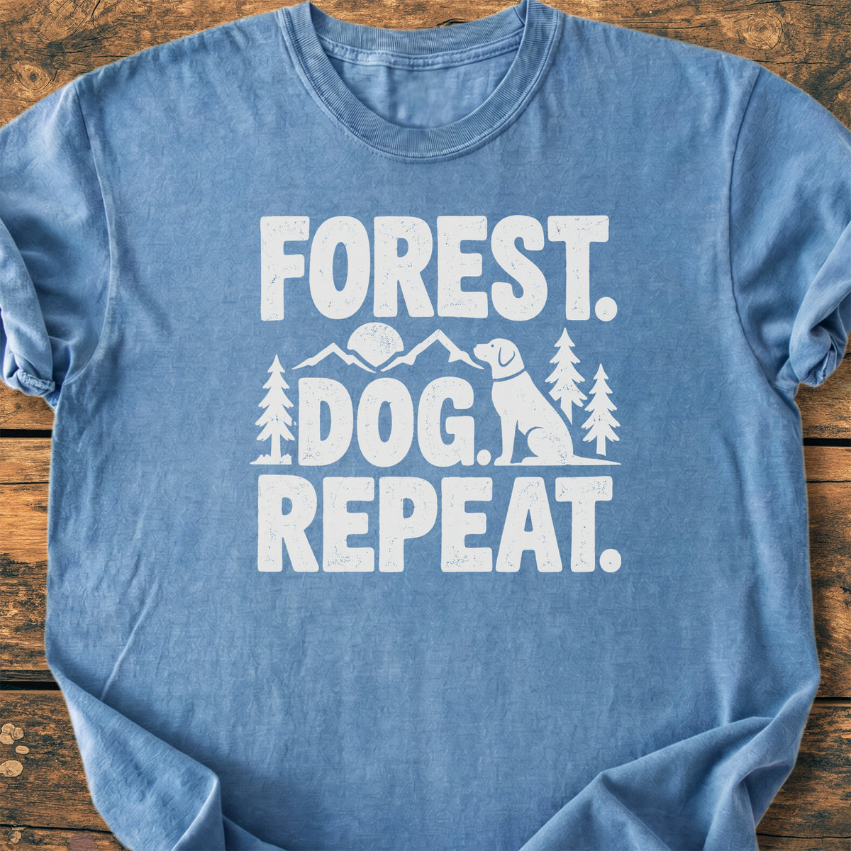 Forest. Dog. Repeat. - Premium Vintage Tee