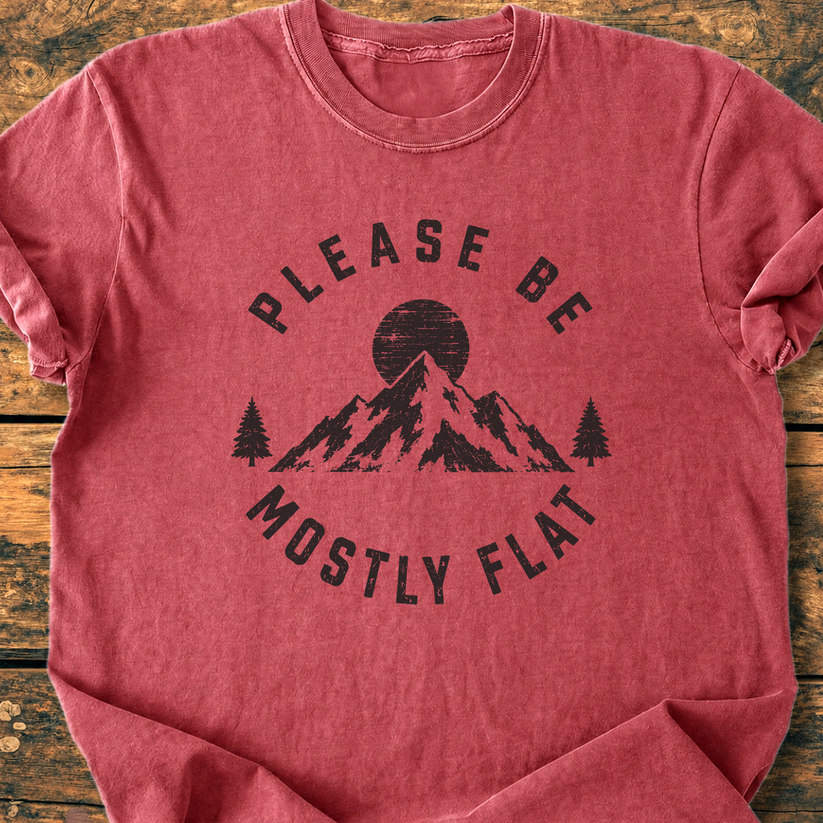 Mostly Flat - Premium Vintage Tee