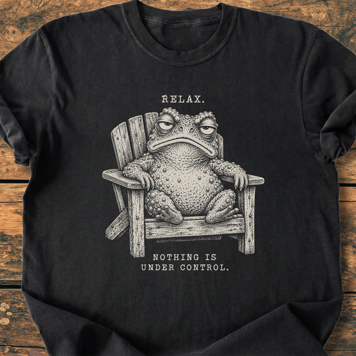 Relax Toad - Premium Vintage Tee