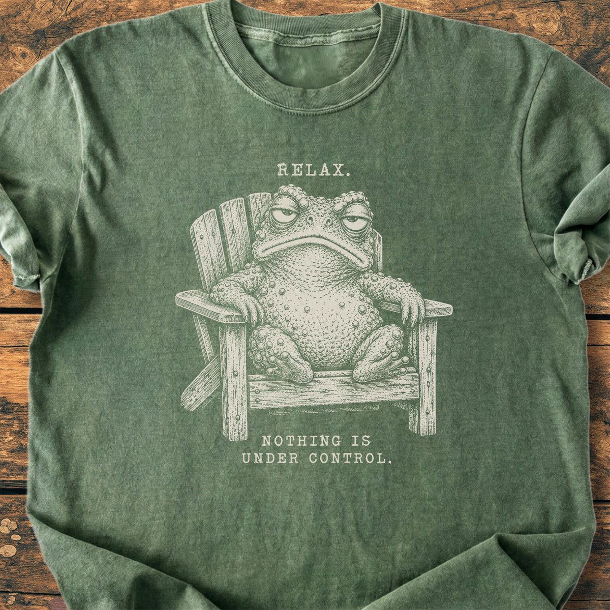 Relax Toad - Premium Vintage Tee