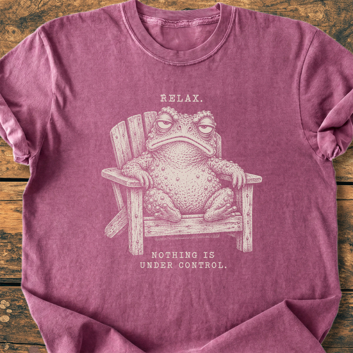 Relax Toad - Premium Vintage Tee