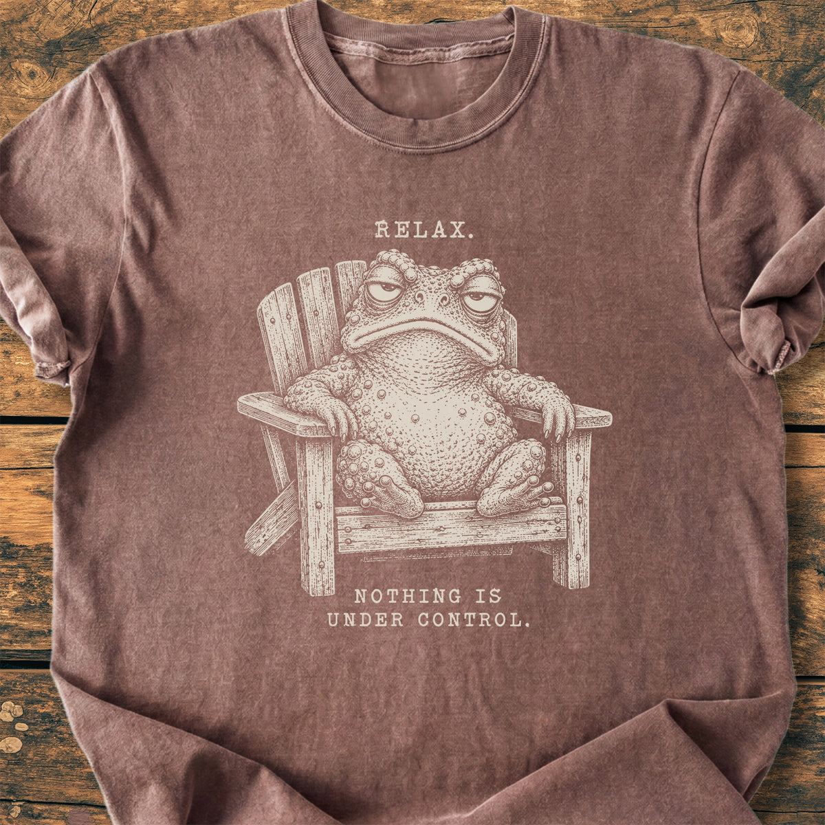 Relax Toad - Premium Vintage Tee
