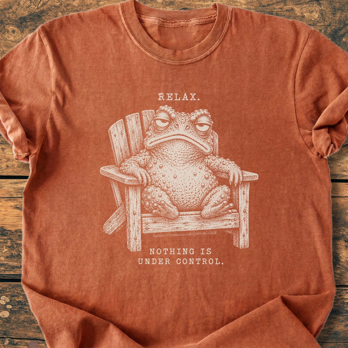 Relax Toad - Premium Vintage Tee