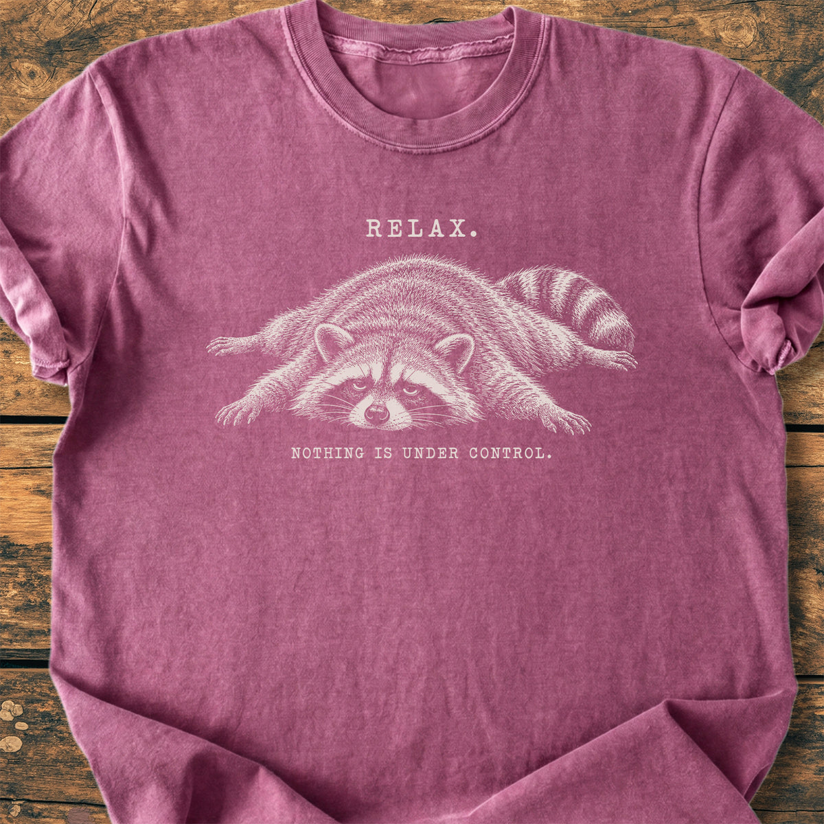 Relax Raccoon - Premium Vintage Tee