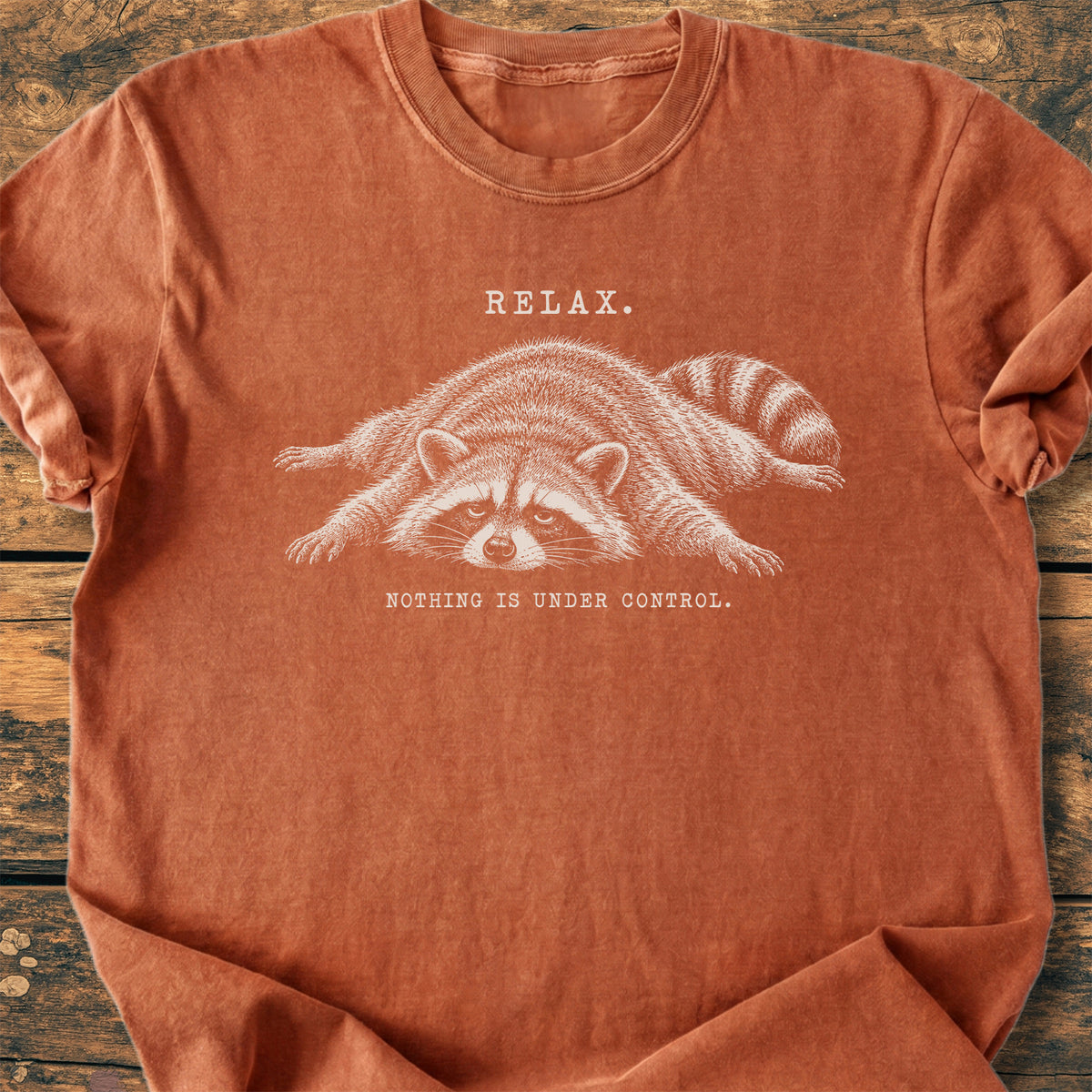 Relax Raccoon - Premium Vintage Tee