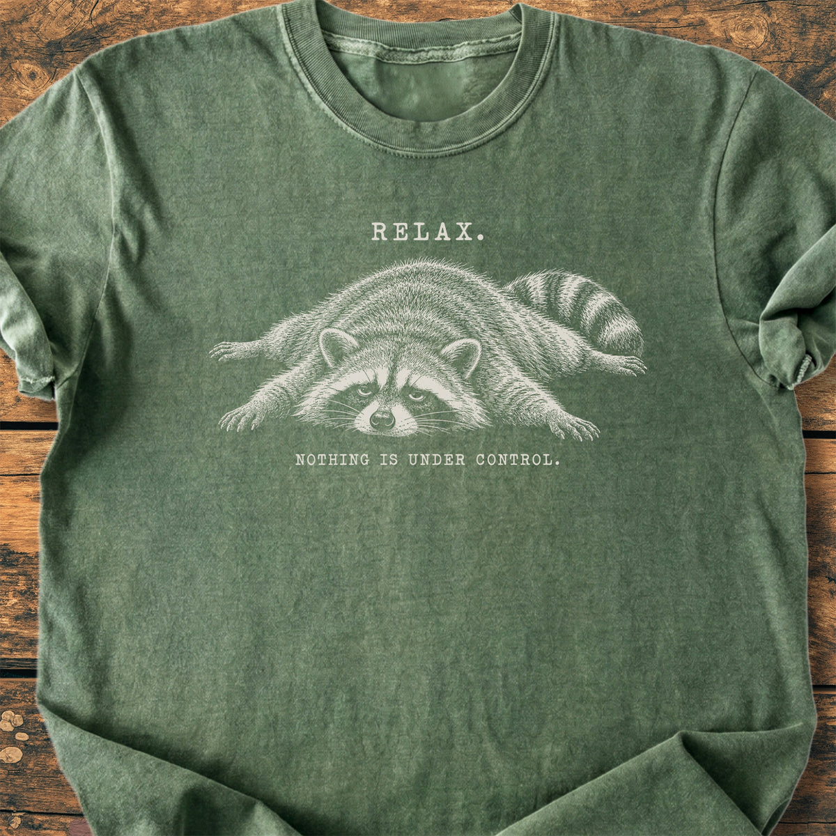 Relax Raccoon - Premium Vintage Tee