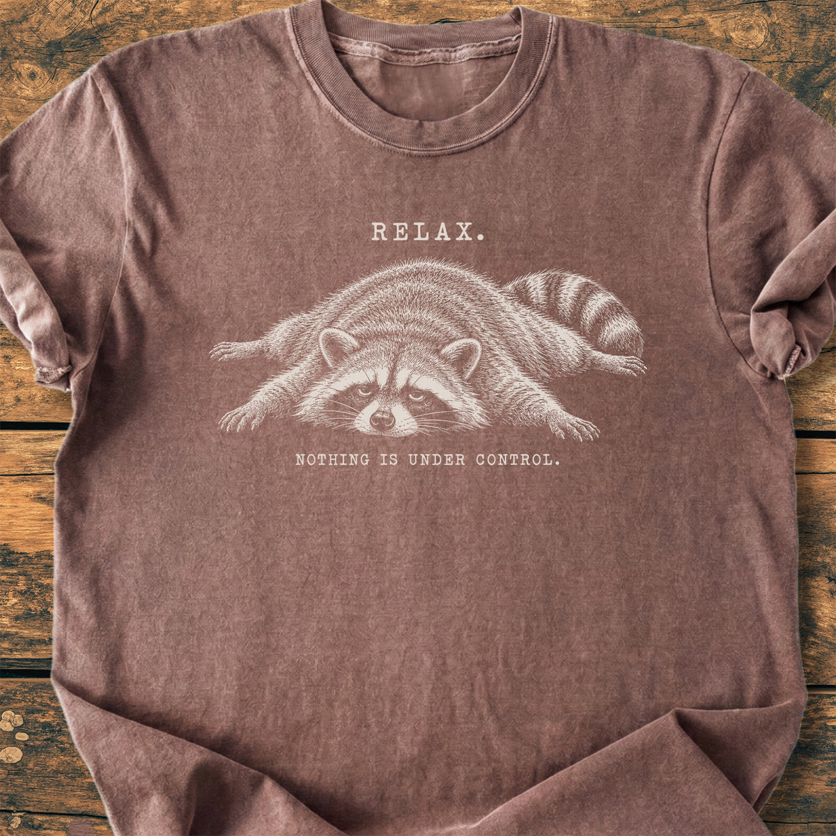 Relax Raccoon - Premium Vintage Tee