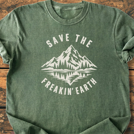 Save The Freakin' Earth - Premium Vintage Tee