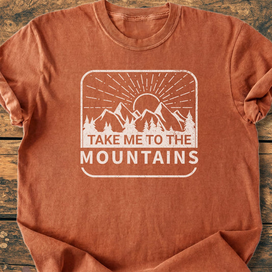 Take Me To The Mountains - Premium Vintage Tee