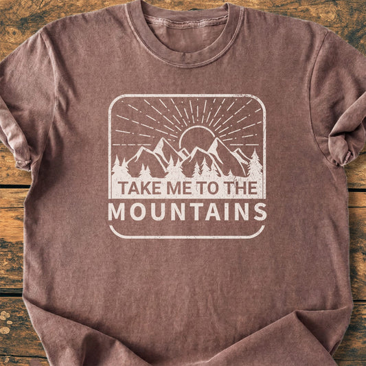 Take Me To The Mountains - Premium Vintage Tee