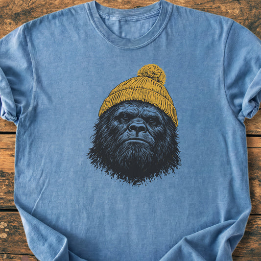 Bigfoot With Beanie - Premium Vintage Tee