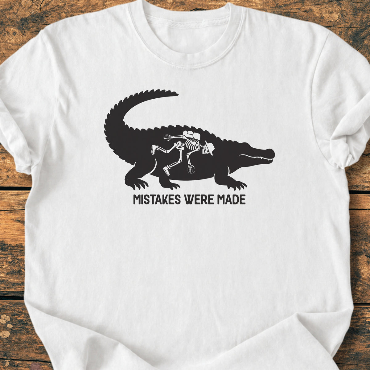 Mistakes Were Made Alligator - Premium Vintage Tee
