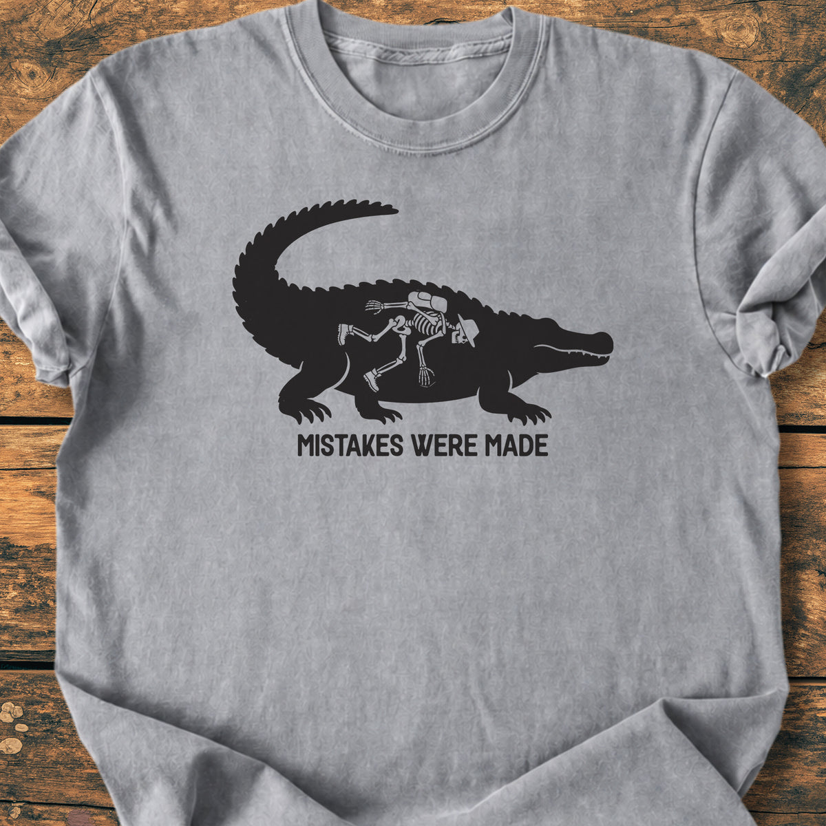 Mistakes Were Made Alligator - Premium Vintage Tee