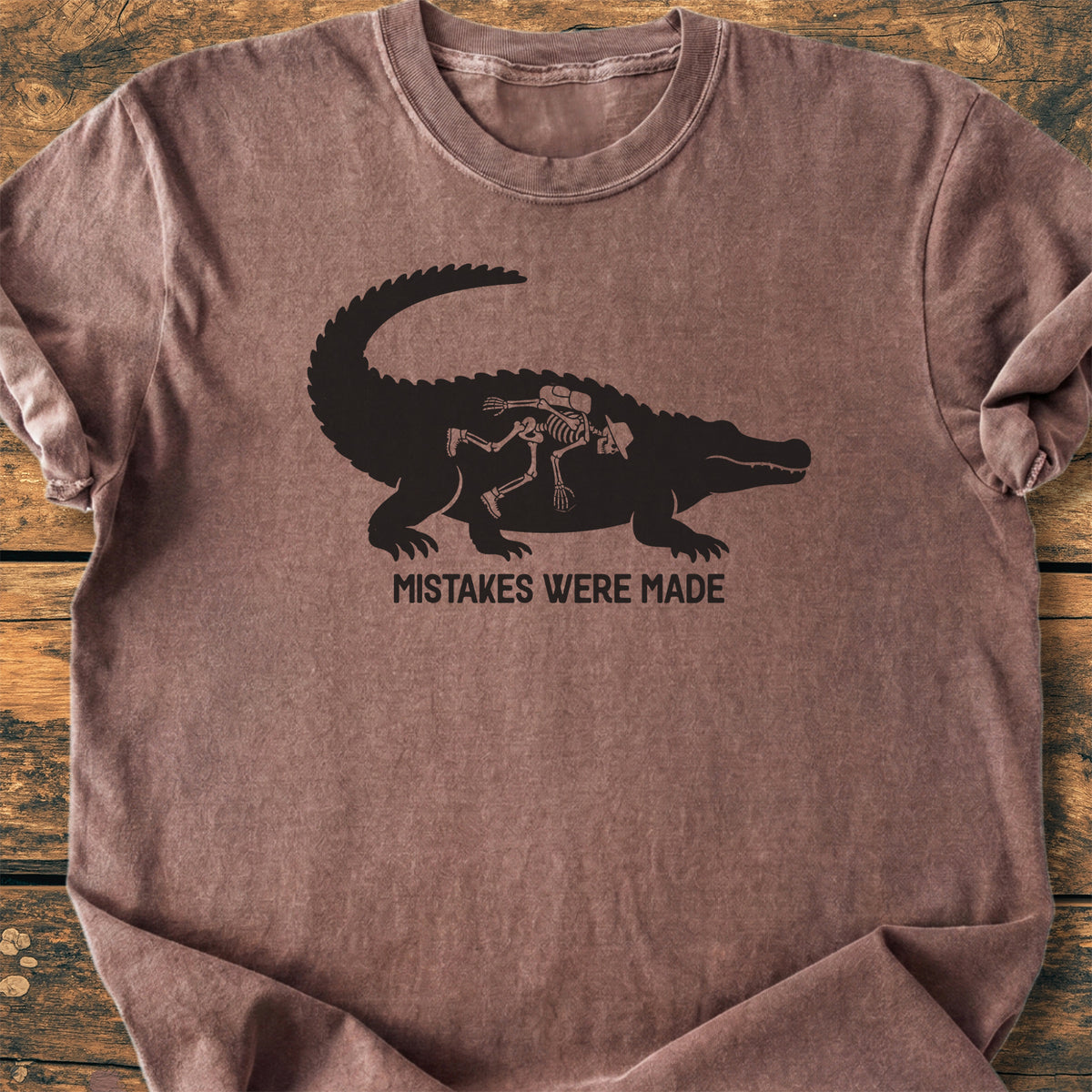 Mistakes Were Made Alligator - Premium Vintage Tee