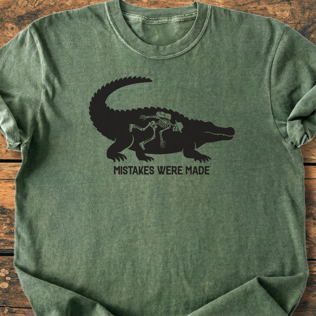 Mistakes Were Made Alligator - Premium Vintage Tee
