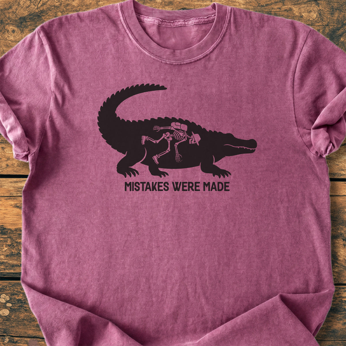 Mistakes Were Made Alligator - Premium Vintage Tee