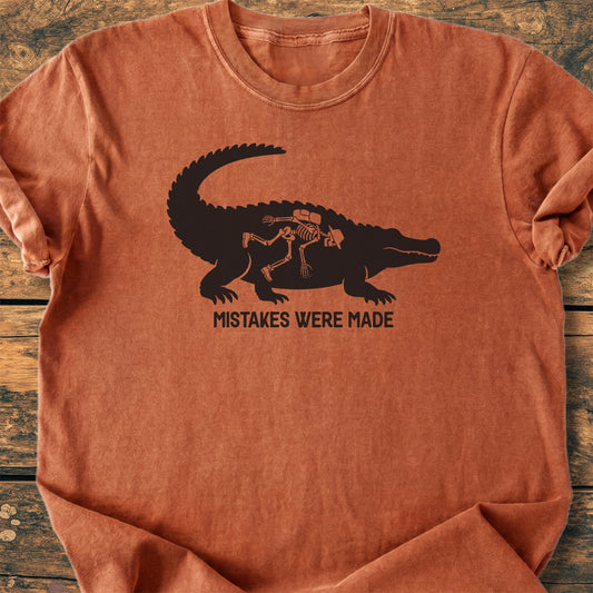 Mistakes Were Made Alligator - Premium Vintage Tee