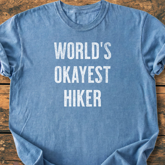 World's Okayest Hiker - Premium Vintage Tee