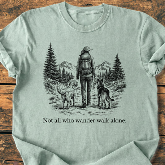 Not All Who Wander Walk Alone - Premium Vintage Tee