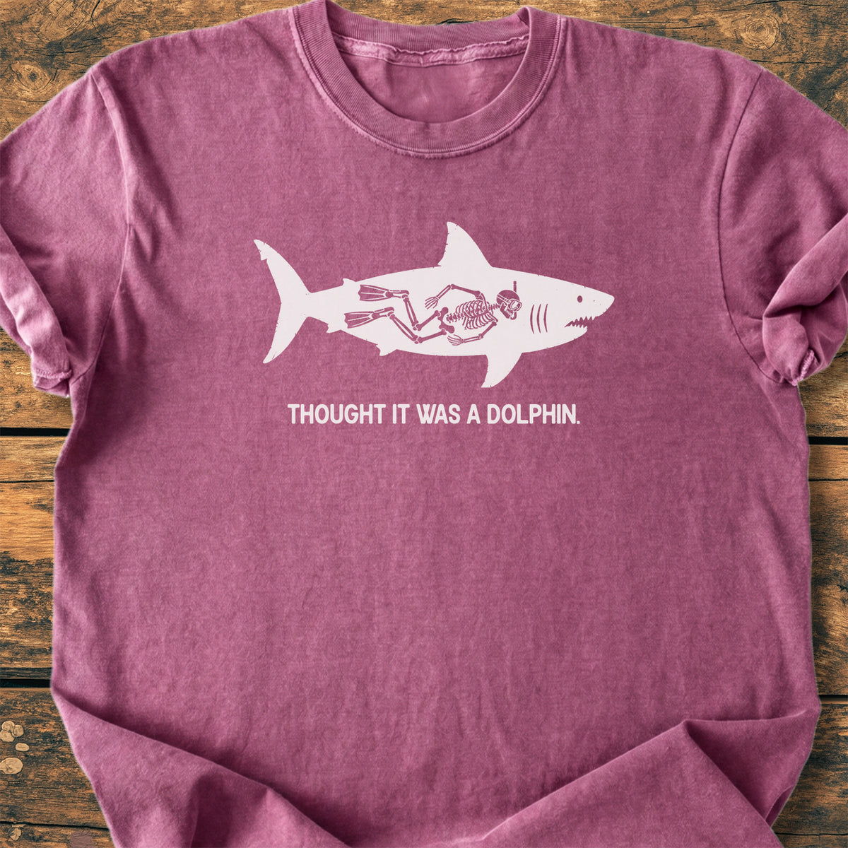No Dolphin - Premium Vintage Tee