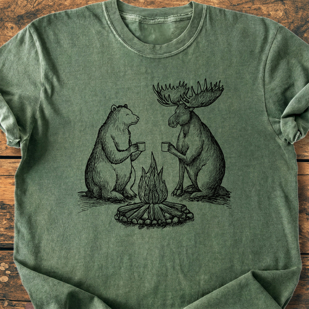 Campfire Encounter - Premium Vintage Tee