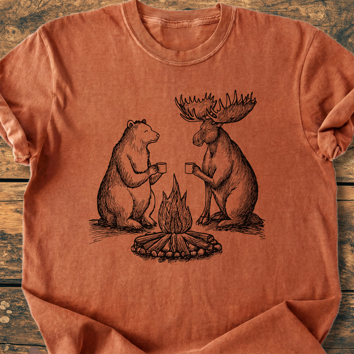 Campfire Encounter - Premium Vintage Tee