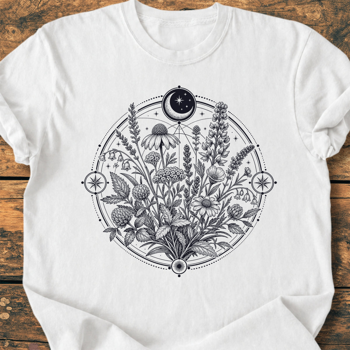 Wildflower Night - Premium Vintage Tee