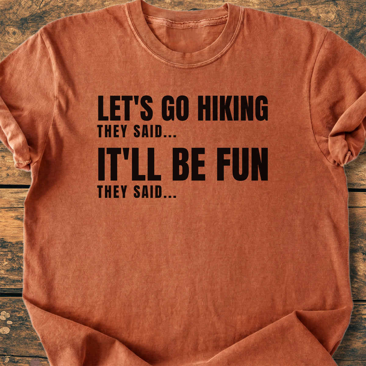 Let's Go Hiking - Premium Vintage Tee