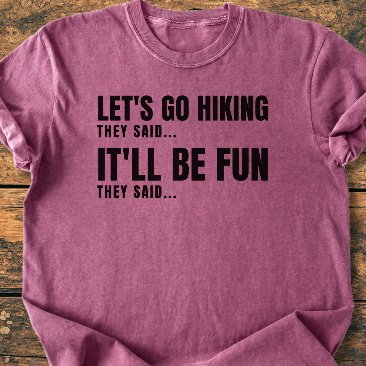 Let's Go Hiking - Premium Vintage Tee